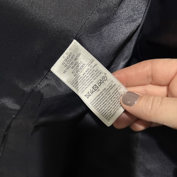 Banana Republic Men's Gray Wool Blazer 42S Slim Fit Marzotto - Picture 4 of 9